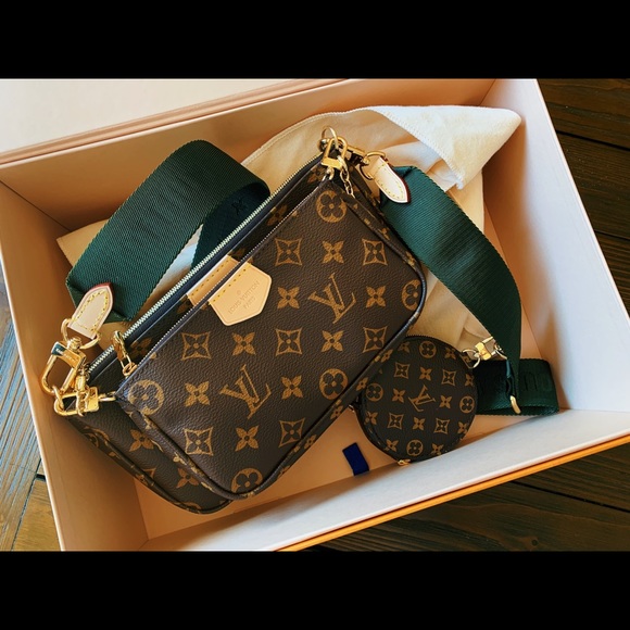 Louis Vuitton Multi Purpose Pochette in Khaki - Picture 8 of 8